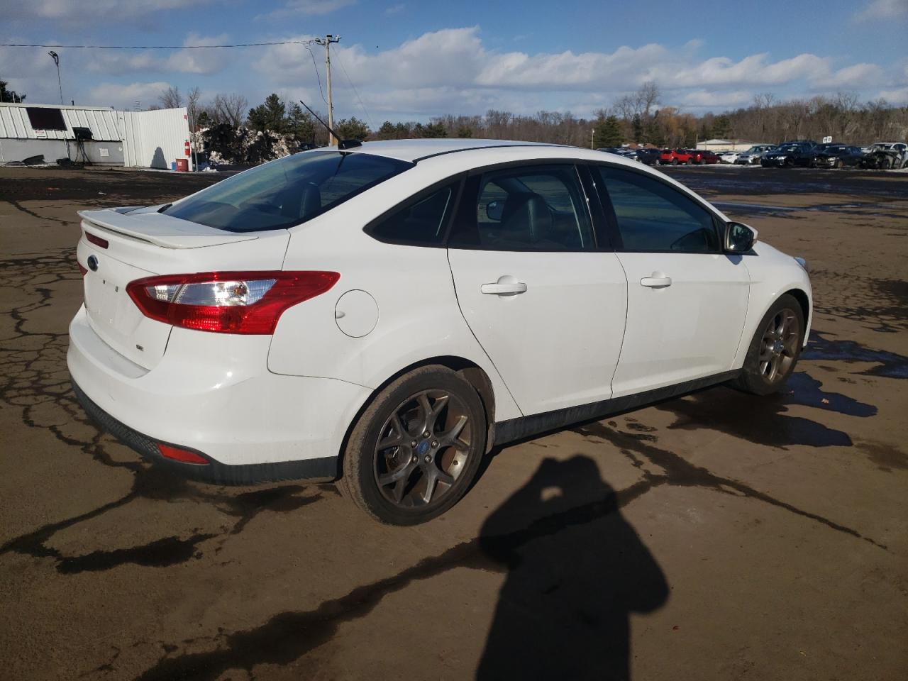 2013 Ford Focus VIN 1FADP3F24DL215544 Copart auction photo, side damage thumbnail 3