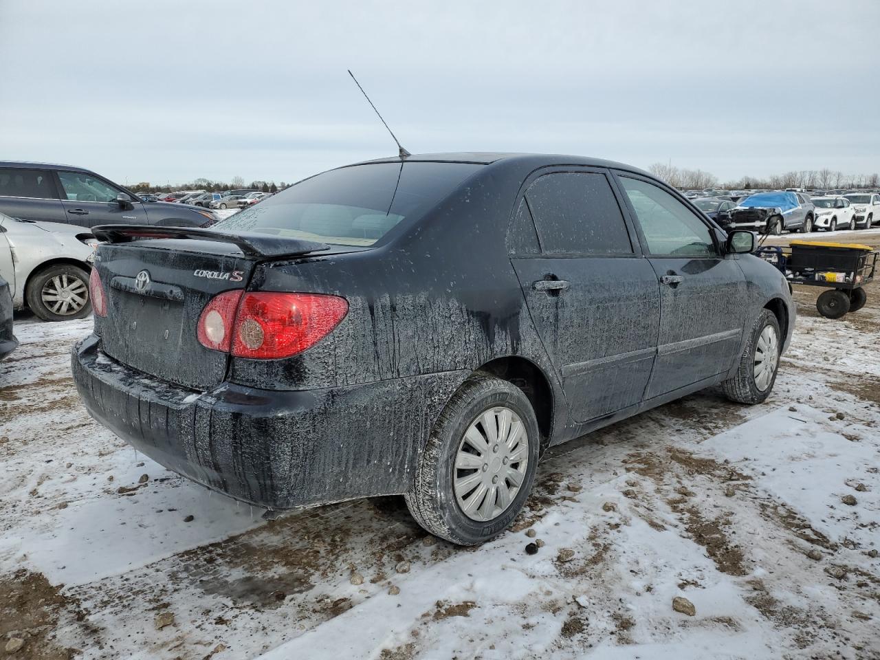 2008 Toyota Corolla VIN 1NXBR32E08Z000864 Copart auction photo, side damage thumbnail 3