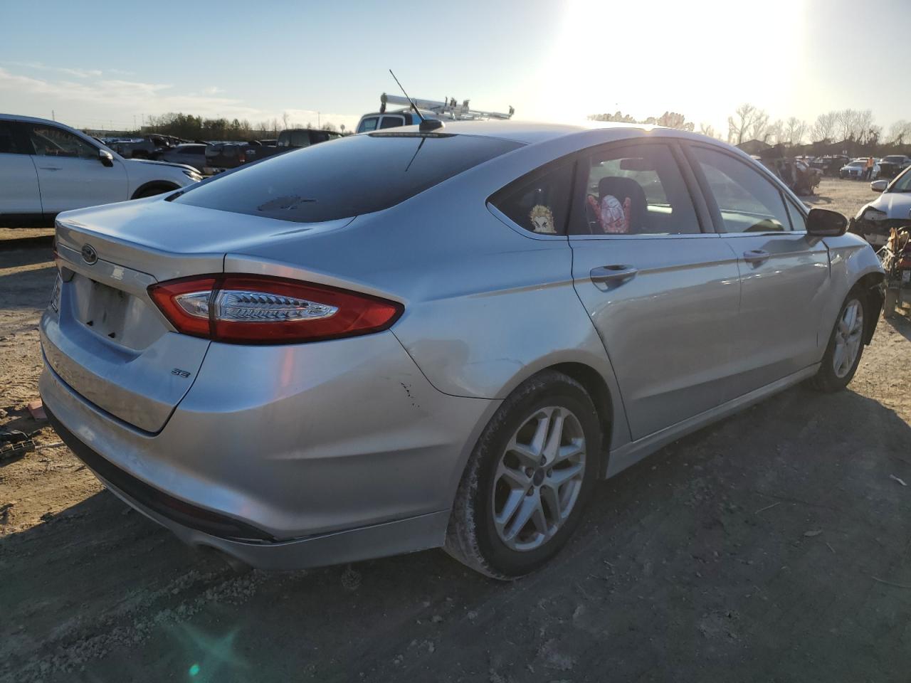 2014 Ford Fusion VIN 3FA6P0H71ER141616 Copart auction photo, front end / side damage thumbnail 3