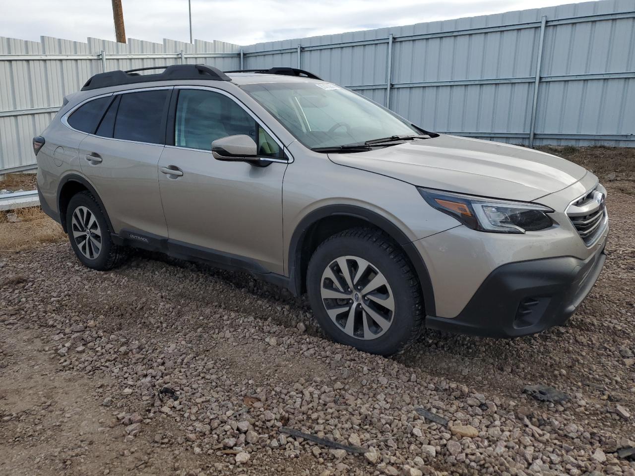 2020 Subaru Outback VIN 4S4BTAEC7L3187146 Copart auction photo, hail damage thumbnail 4