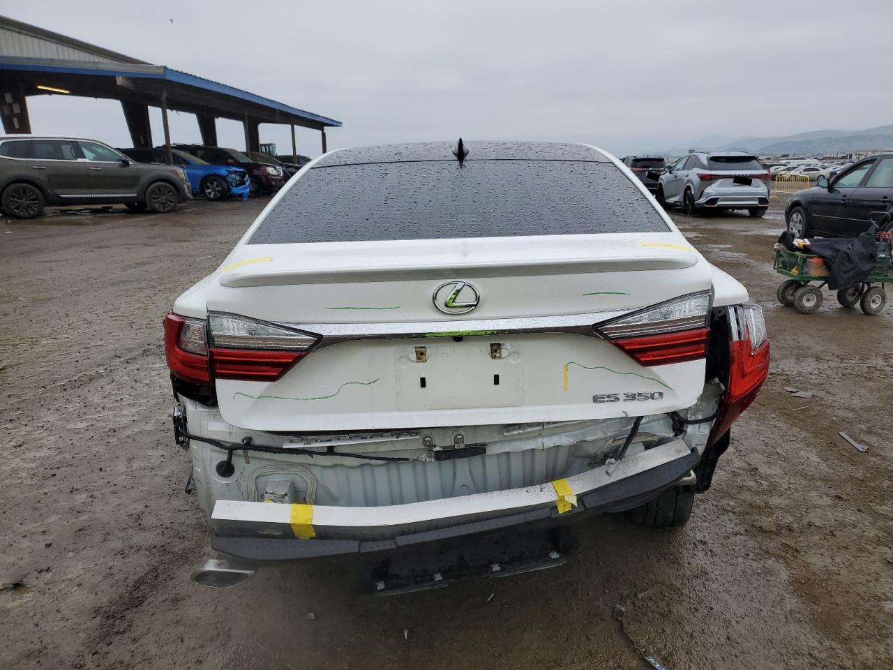 2017 Lexus ES VIN 58ABK1GG7HU065206 Copart auction photo, rear end / undercarriage damage thumbnail 6