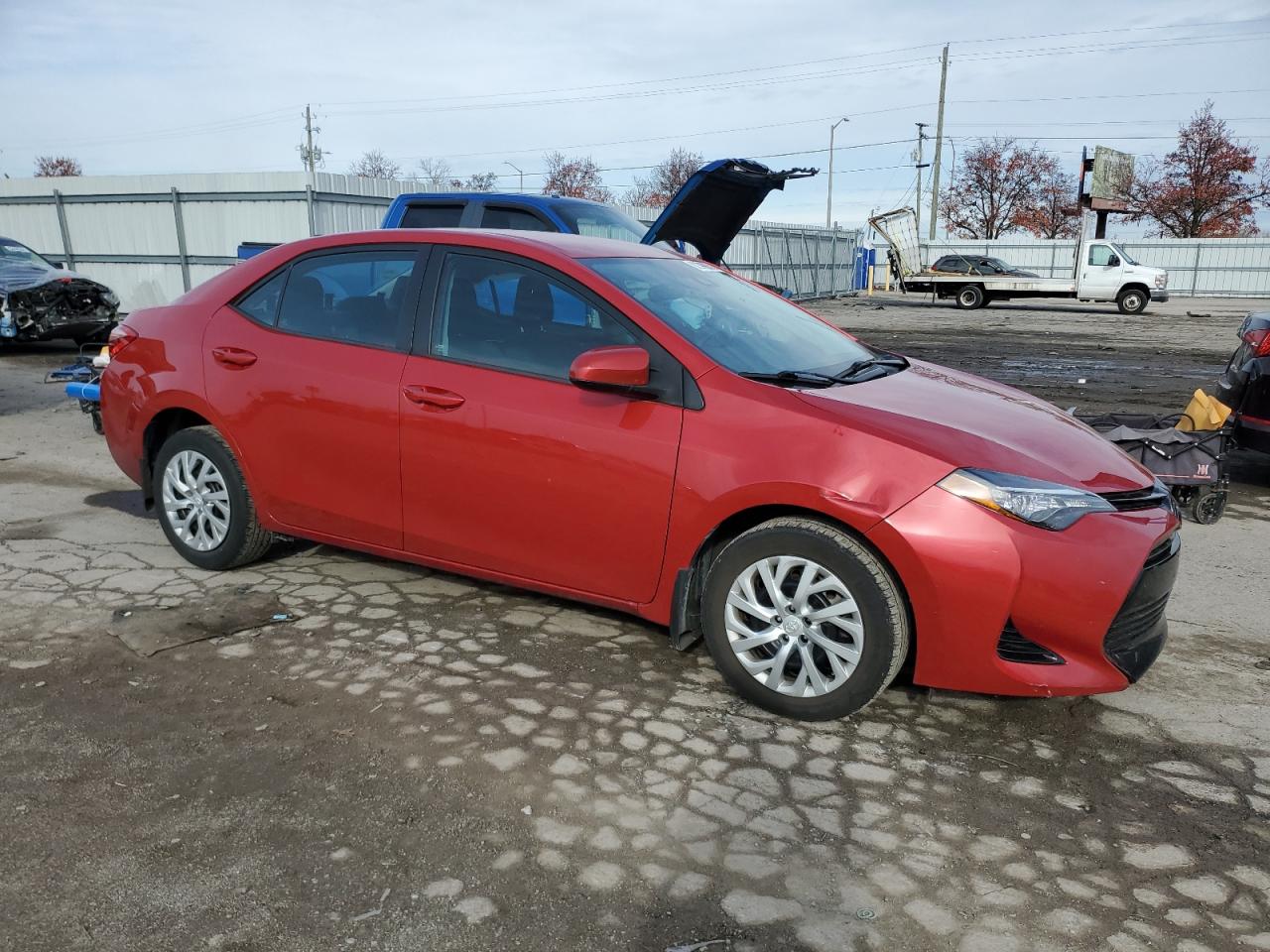 2017 Toyota Corolla VIN 2T1BURHE8HC812746 Copart auction photo, side damage thumbnail 4