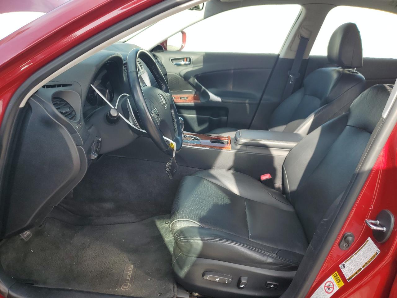 2008 Lexus IS VIN JTHBE262285019550 Copart auction photo, minor dent/scratches damage thumbnail 7