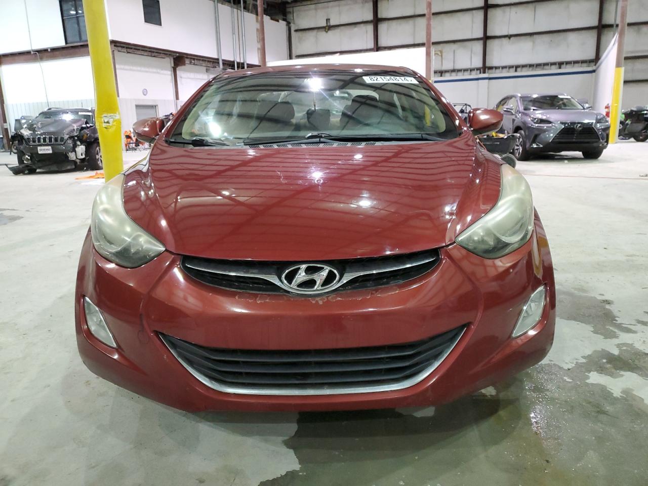 2013 Hyundai Elantra VIN KMHDH4AE8DU683846 Copart auction photo, vandalism damage thumbnail 5