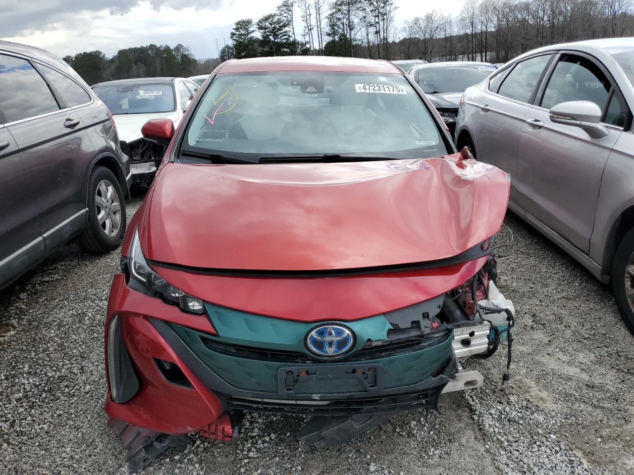 2017 Toyota Prius VIN JTDKARFP2H3047149 Copart auction photo, front end / side damage thumbnail 5