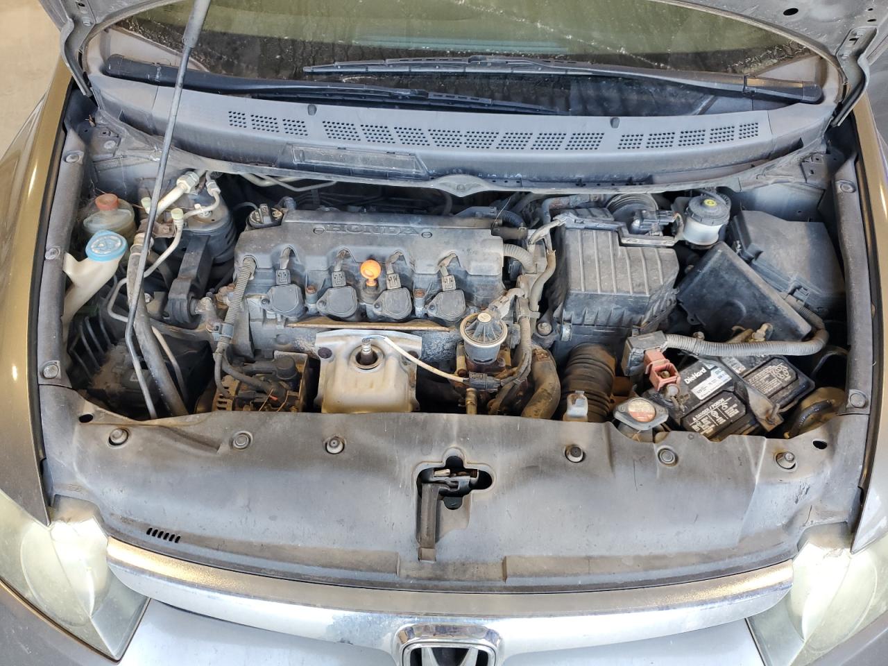 2008 Honda Civic VIN 2HGFA16848H310526 Copart auction photo, rear end damage thumbnail 11