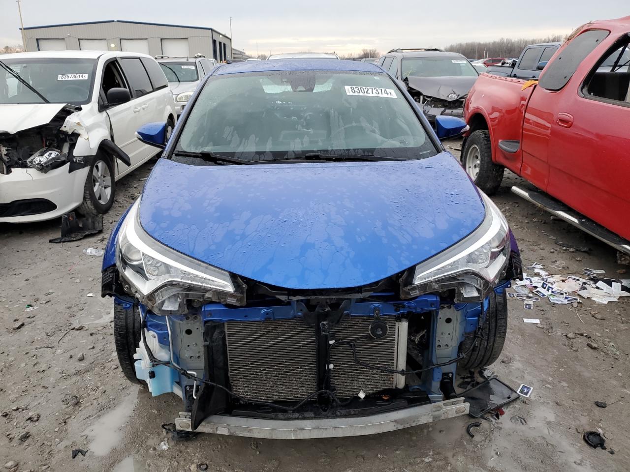 2018 Toyota C-HR VIN NMTKHMBX0JR016246 Copart auction photo, rear end / front end damage thumbnail 5