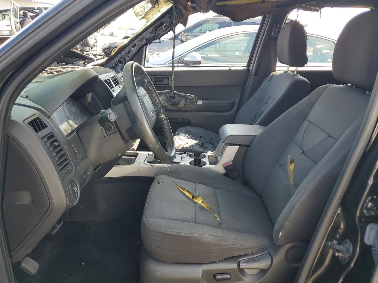 2011 Ford Escape VIN 1FMCU9DG8BKB22959 Copart auction photo, burn - engine / burn damage thumbnail 7