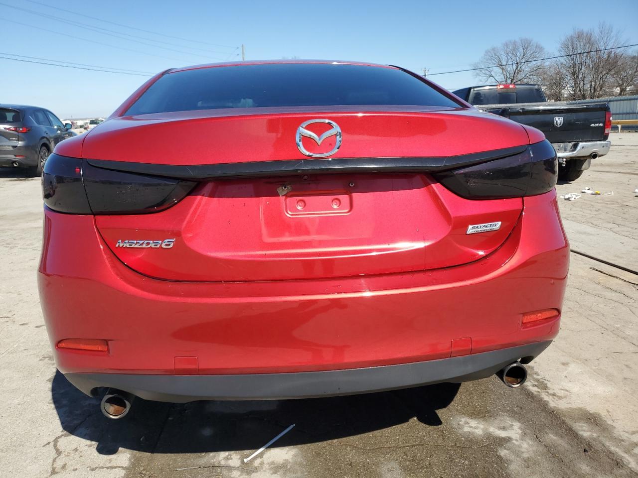 2017 Mazda 6 VIN JM1GL1V54H1123578 Copart auction photo, front end damage thumbnail 6