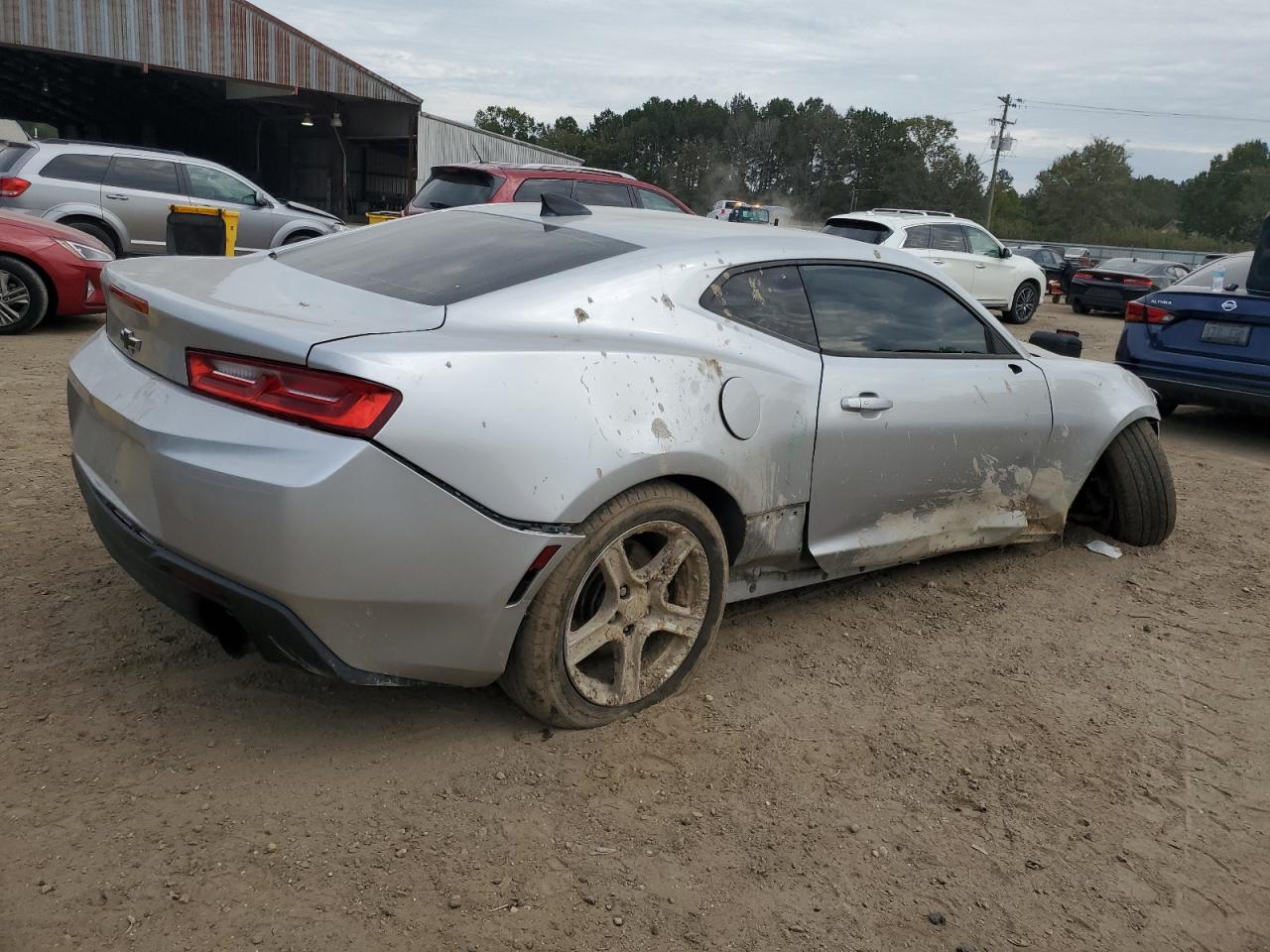2016 Chevrolet Camaro VIN 1G1FB1RS5G0149795 Copart auction photo, side damage thumbnail 3