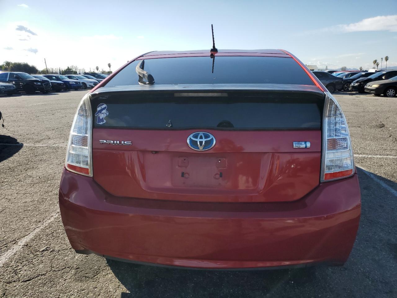 2010 Toyota Prius VIN JTDKN3DU2A0154901 Copart auction photo, vandalism / minor dent/scratches damage thumbnail 6
