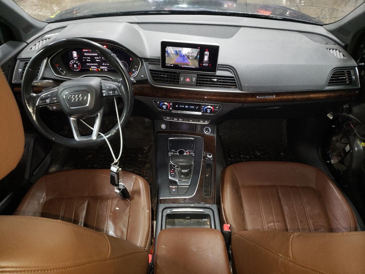 2018 Audi Q5 VIN WA1BNAFY8J2202985 Copart auction photo, front end damage thumbnail 8