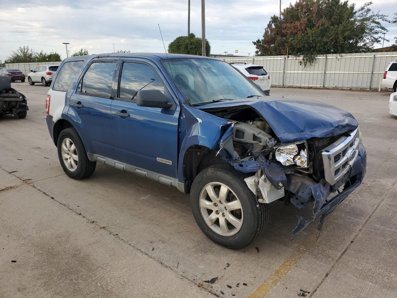 2008 Ford Escape VIN 1FMCU92Z28KC63152 Copart auction photo, front end / mechanical damage thumbnail 4