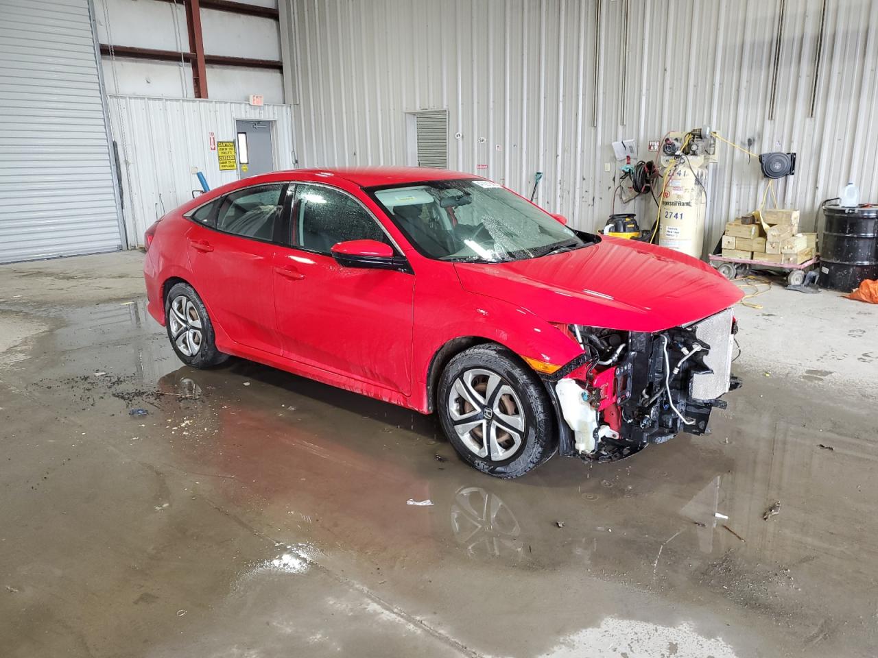 2016 Honda Civic VIN 2HGFC2F53GH525383 Copart auction photo, front end damage thumbnail 4
