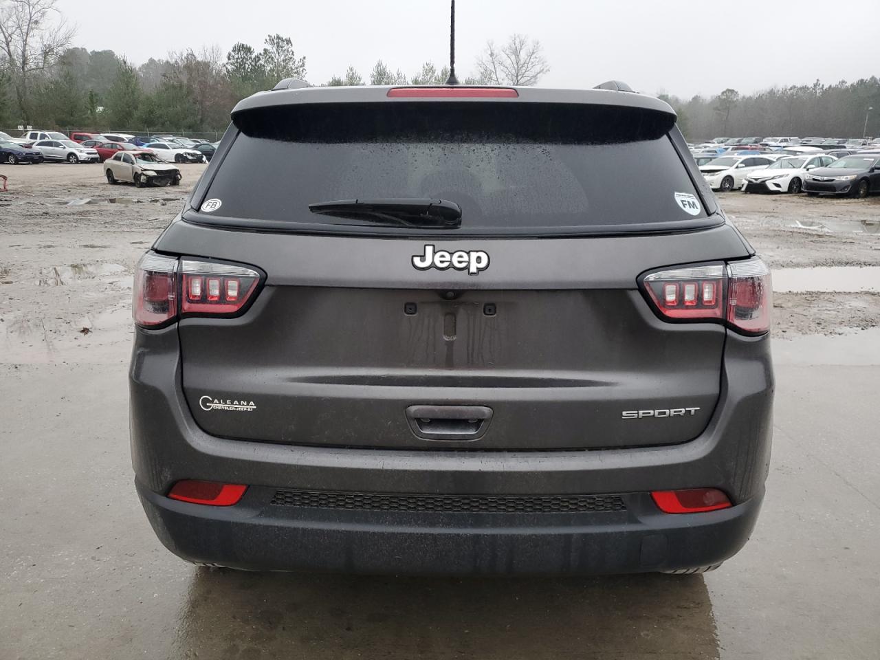 2018 Jeep Compass VIN 3C4NJCABXJT204510 Copart auction photo, front end damage thumbnail 6