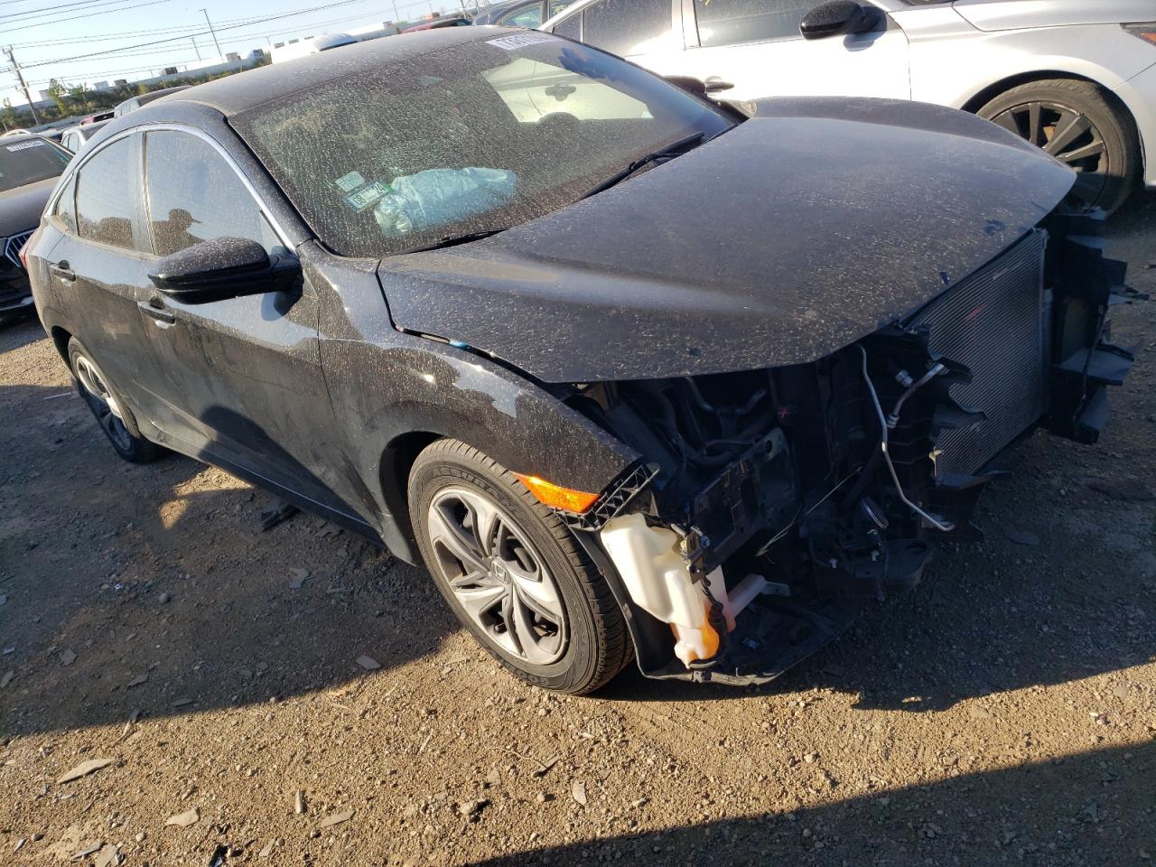 2019 Honda Civic VIN 2HGFC2F66KH571291 Copart auction photo, front end damage thumbnail 4