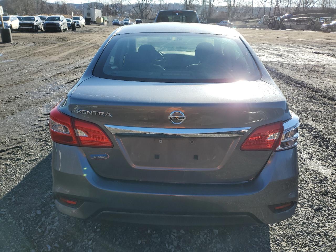 2019 Nissan Sentra VIN 3N1AB7AP9KY348202 Copart auction photo, rear end / front end damage thumbnail 6