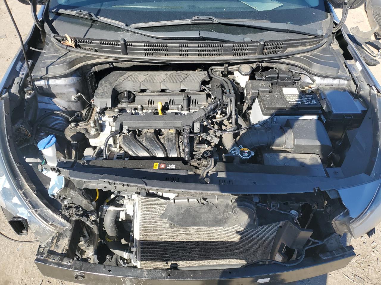 2020 KIA Rio VIN 3KPA24AD3LE319590 Copart auction photo, front end damage thumbnail 13