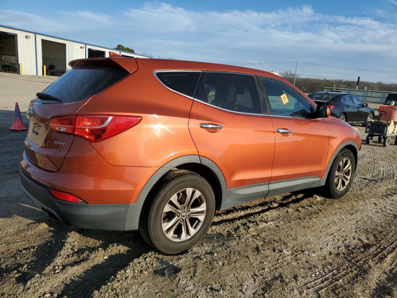2016 Hyundai Santa Fe VIN 5XYZT3LB0GG345434 Copart auction photo, front end / side damage thumbnail 3
