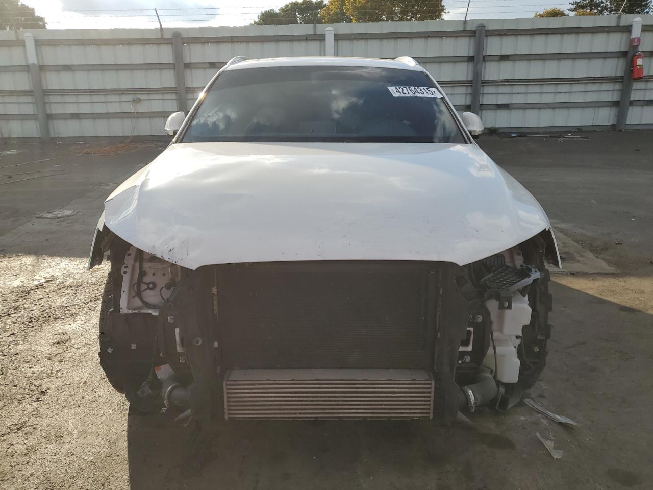 2018 Audi Q3 VIN WA1BCCFS4JR016932 Copart auction photo, front end damage thumbnail 5