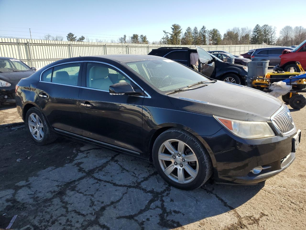2011 Buick LaCrosse VIN 1G4GC5ED5BF316357 Copart auction photo, side / front end damage thumbnail 4