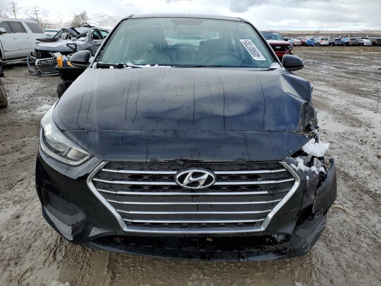 2022 Hyundai Accent VIN 3KPC24A64NE171320 Copart auction photo, front end damage thumbnail 5