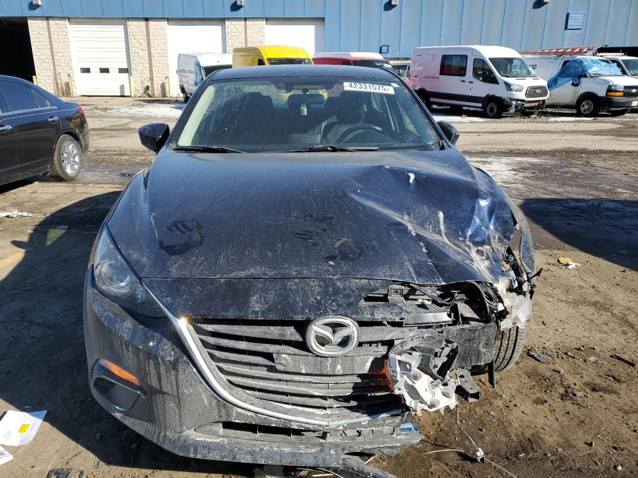 2016 Mazda 3 VIN JM1BM1U77G1321936 Copart auction photo, front end damage thumbnail 5