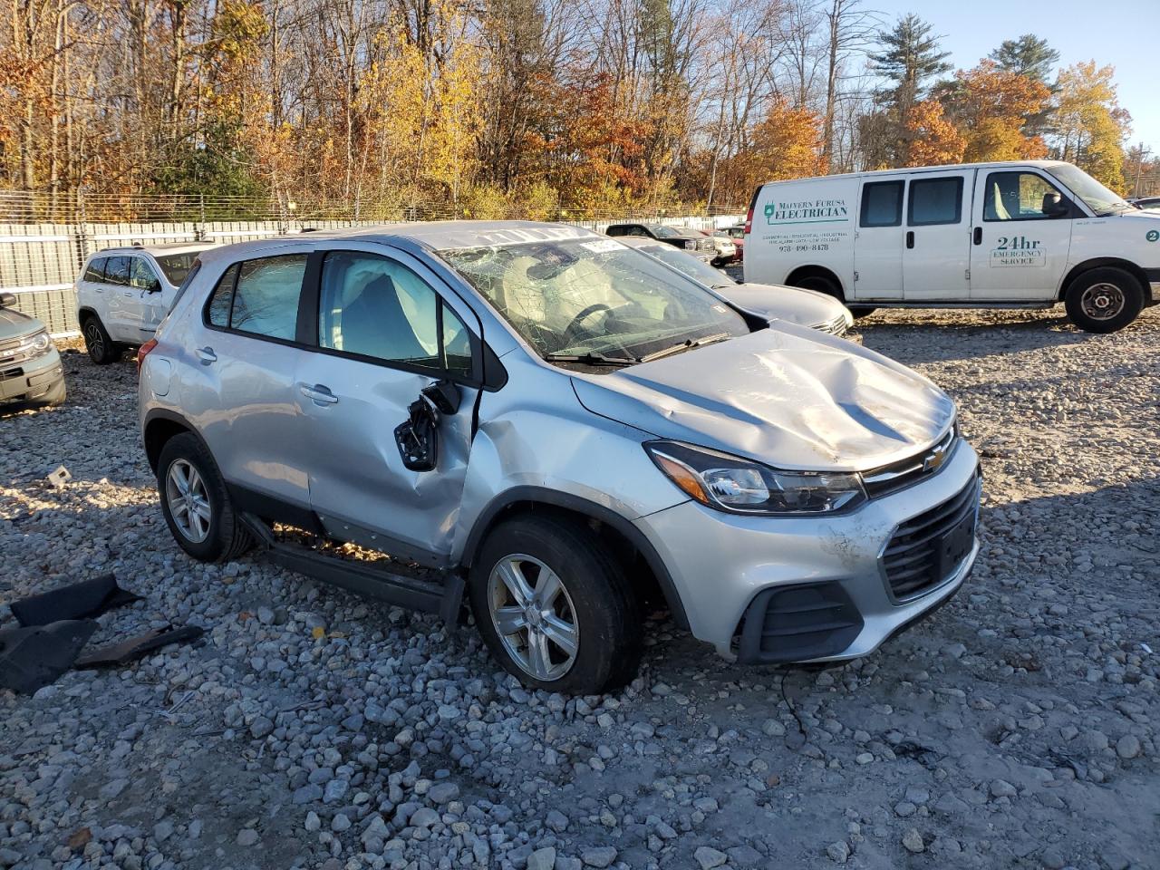 2017 Chevrolet Trax VIN KL7CJNSB5HB140189 Copart auction photo, rollover damage thumbnail 4