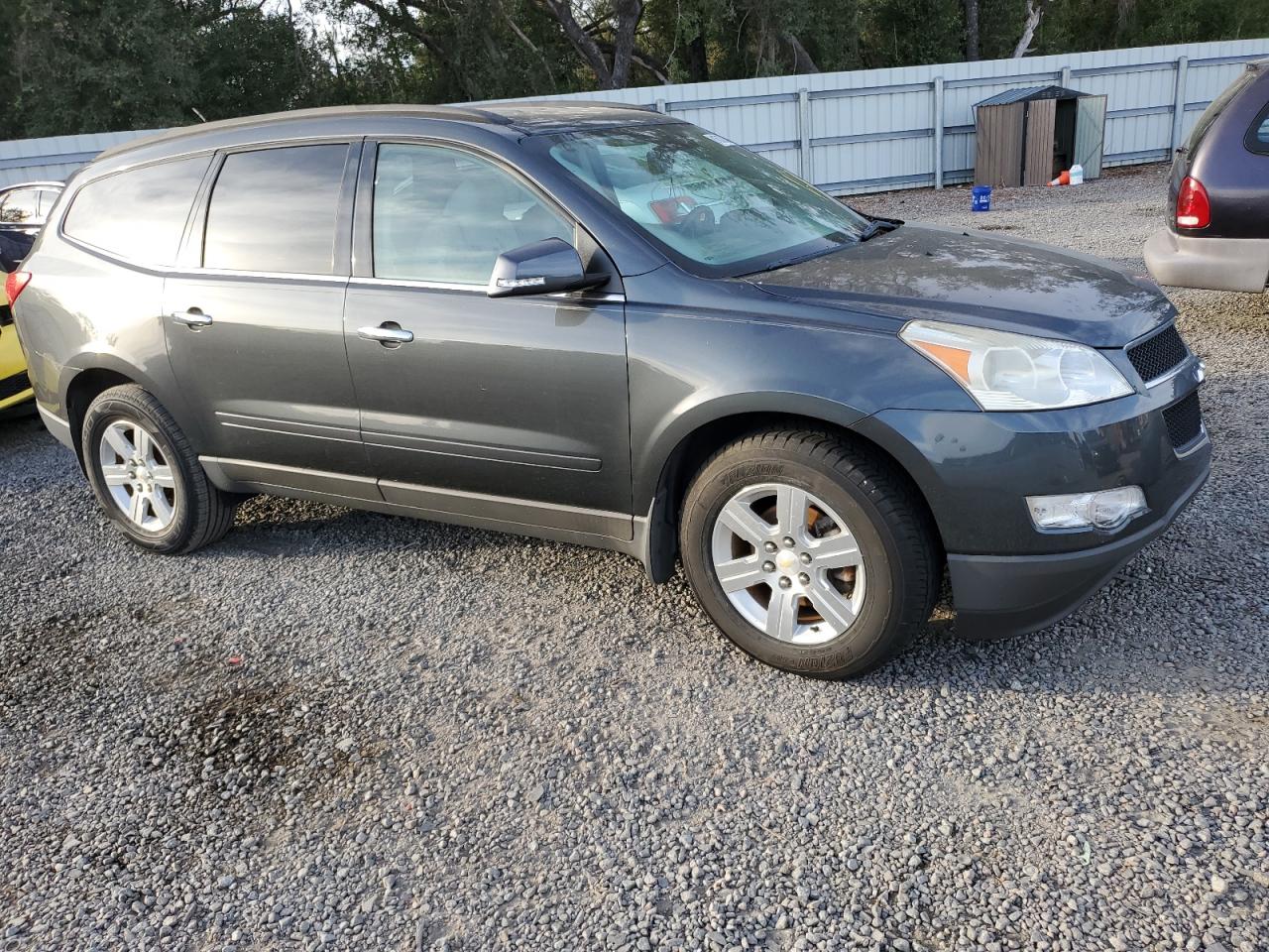 2011 Chevrolet Traverse VIN 1GNKRJED0BJ132552 Copart auction photo, water/flood damage thumbnail 4