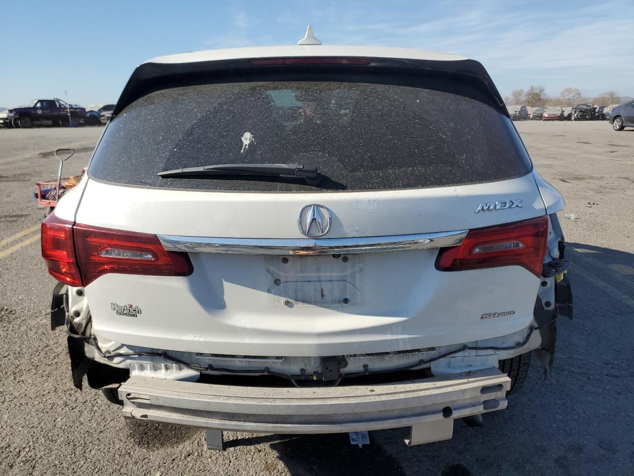 2016 Acura MDX VIN 5FRYD4H40GB034214 Copart auction photo, front end / rear end damage thumbnail 6