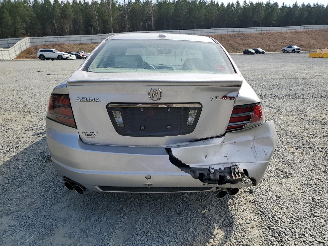 2008 Acura TL VIN 19UUA76558A048627 Copart auction photo, rear end damage thumbnail 6