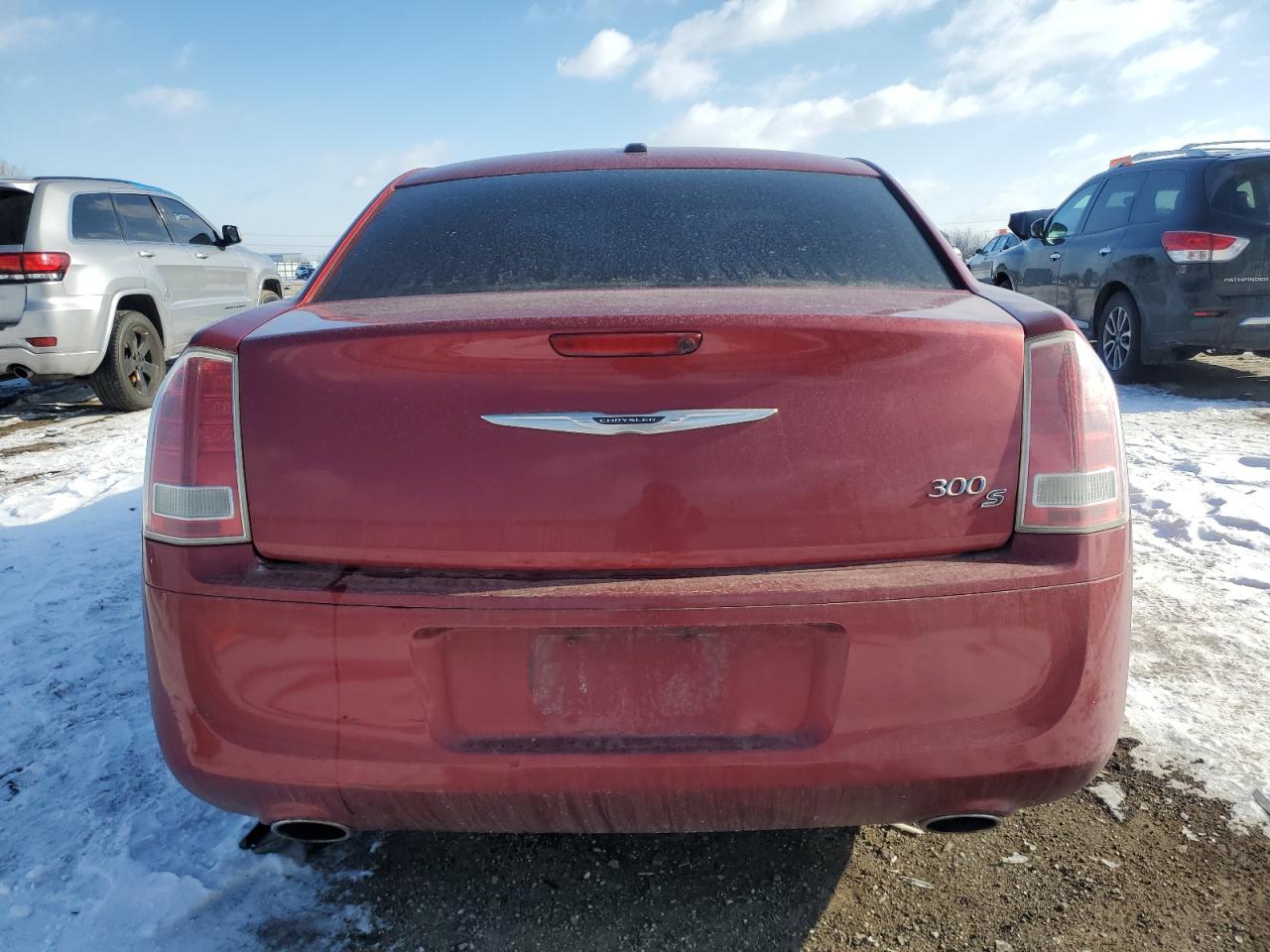 2012 Chrysler 300 VIN 2C3CCABG3CH279243 Copart auction photo, side / front end damage thumbnail 6