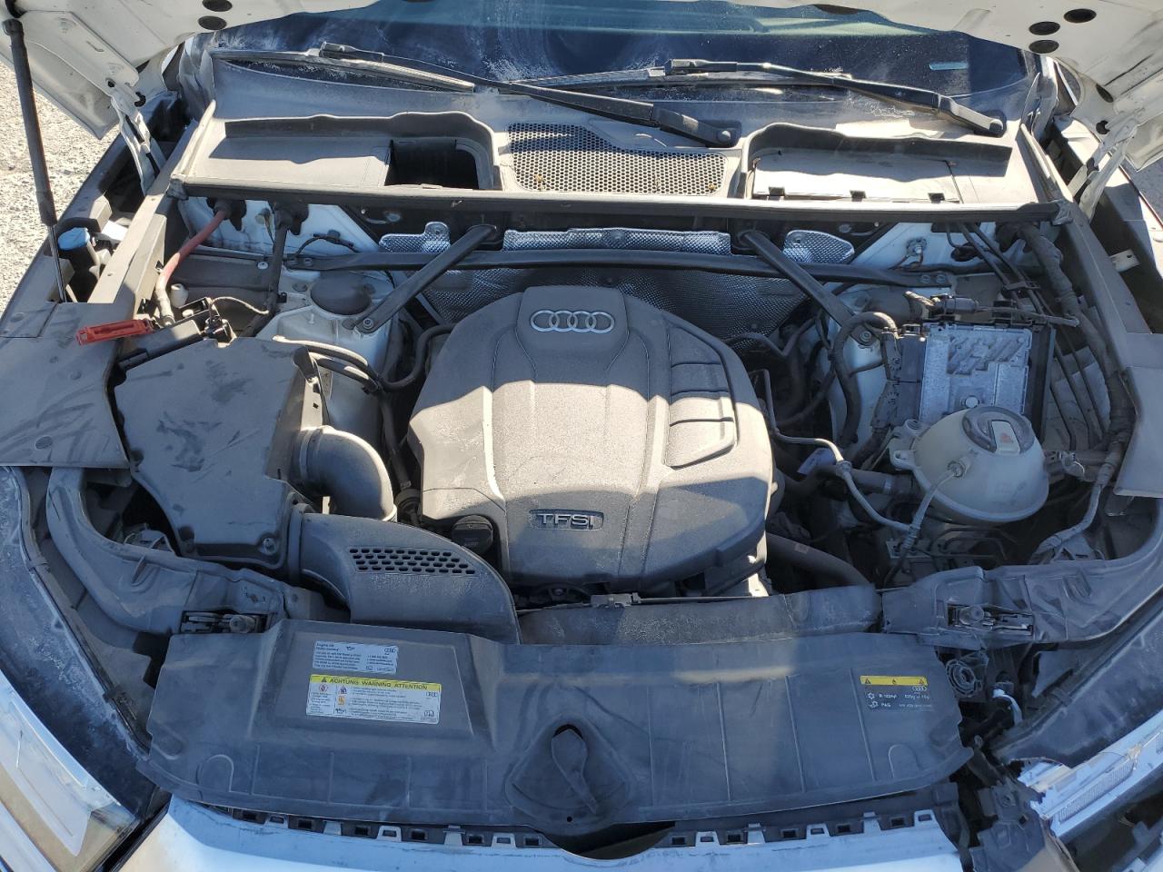 2018 Audi Q5 VIN WA1BNAFY8J2021921 Copart auction photo, front end damage thumbnail 11