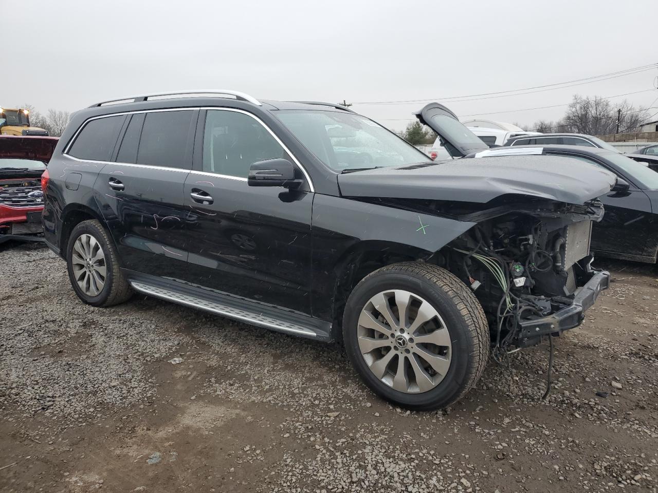 2017 Mercedes-Benz GLS-klasse VIN 4JGDF6EE2HA970554 Copart auction photo, front end damage thumbnail 4