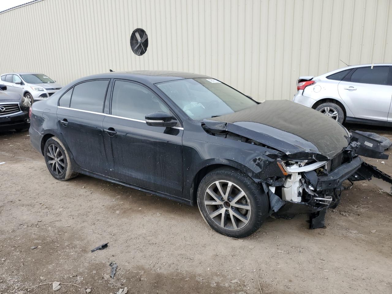 2017 Volkswagen Jetta VIN 3VWDB7AJ6HM324524 Copart auction photo, front end / side damage thumbnail 4