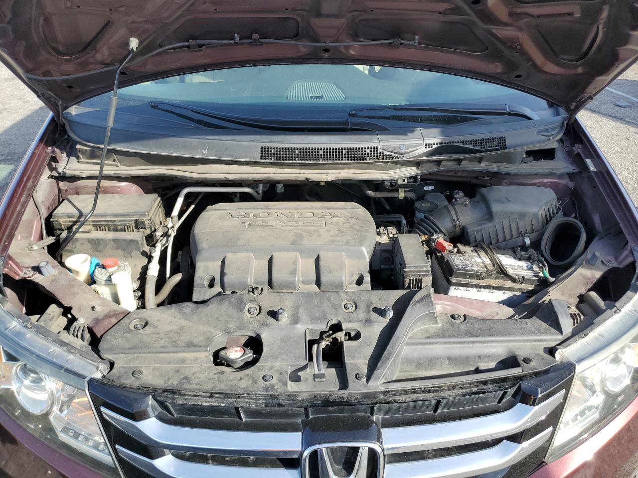 2014 Honda Odyssey VIN 5FNRL5H61EB005785 Copart auction photo, all over damage thumbnail 12