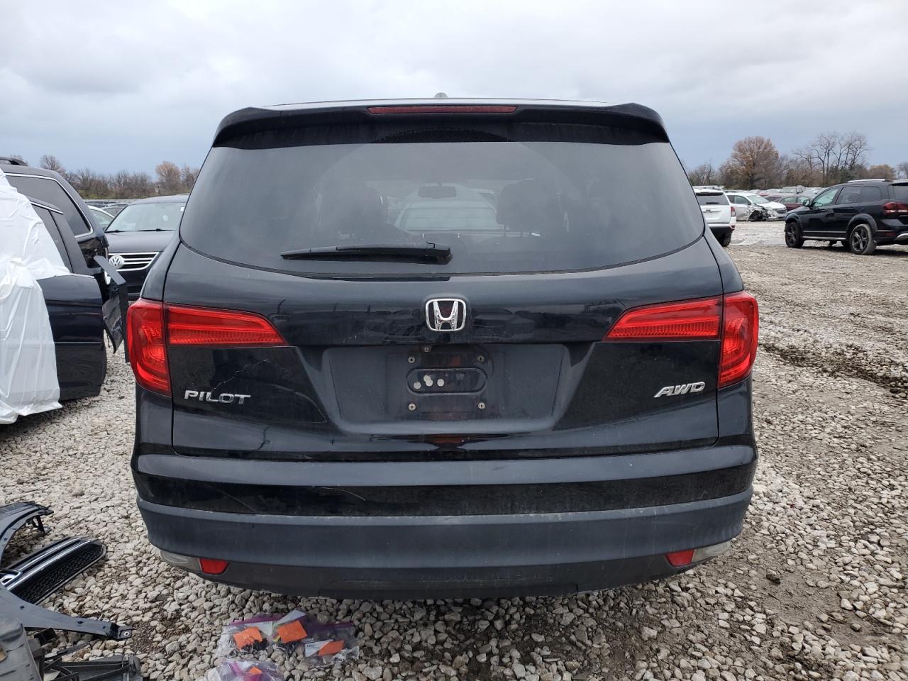 2017 Honda Pilot VIN 5FNYF6H87HB004266 Copart auction photo, front end damage thumbnail 6