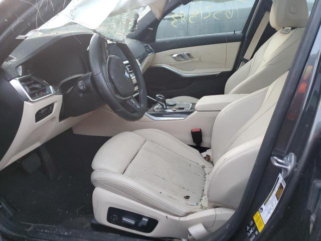 2022 BMW 3er VIN 3MW5R7J02N8C24612 Copart auction photo, rollover / all over damage thumbnail 7