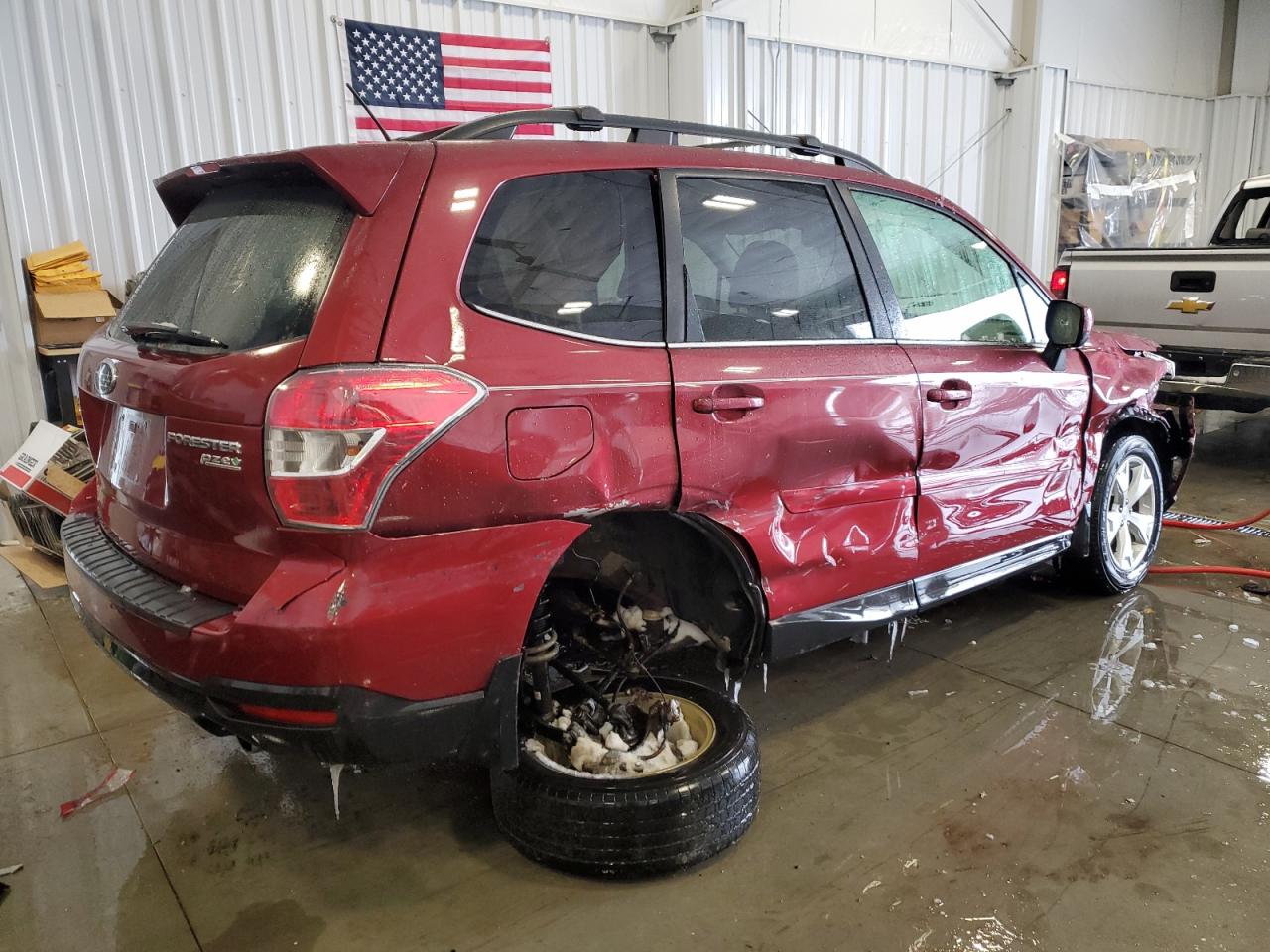 2015 Subaru Forester VIN JF2SJAHC4FH468447 Copart auction photo, all over damage thumbnail 3