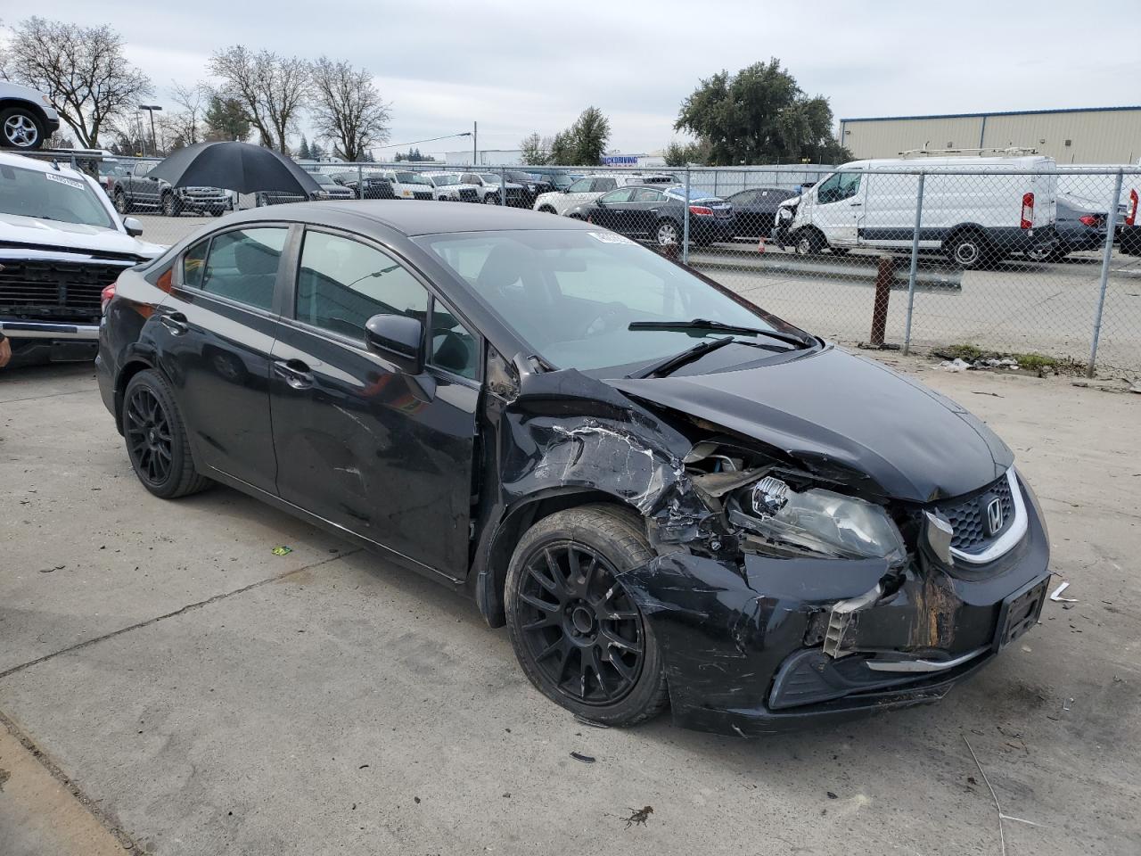 2014 Honda Civic VIN 19XFB2F55EE268124 Copart auction photo, front end damage thumbnail 4