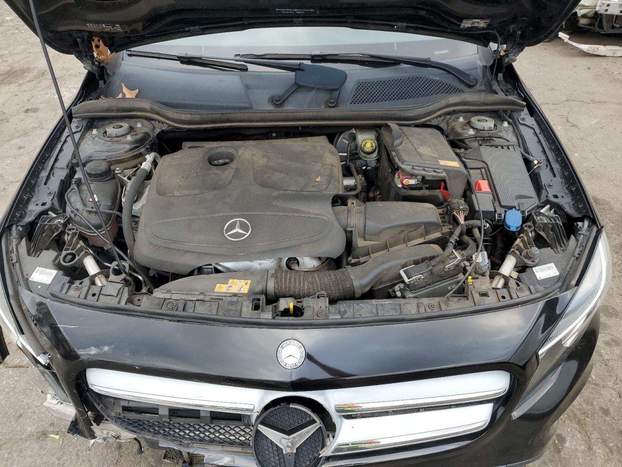 2015 Mercedes-Benz GLA-klasse VIN WDCTG4EB6FJ164814 Copart auction photo, front end / mechanical damage thumbnail 11