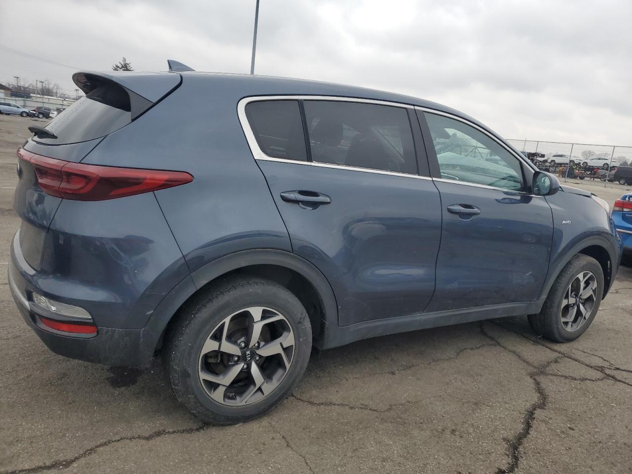 2022 KIA Sportage VIN KNDPMCAC6N7973427 Copart auction photo, front end / mechanical damage thumbnail 3