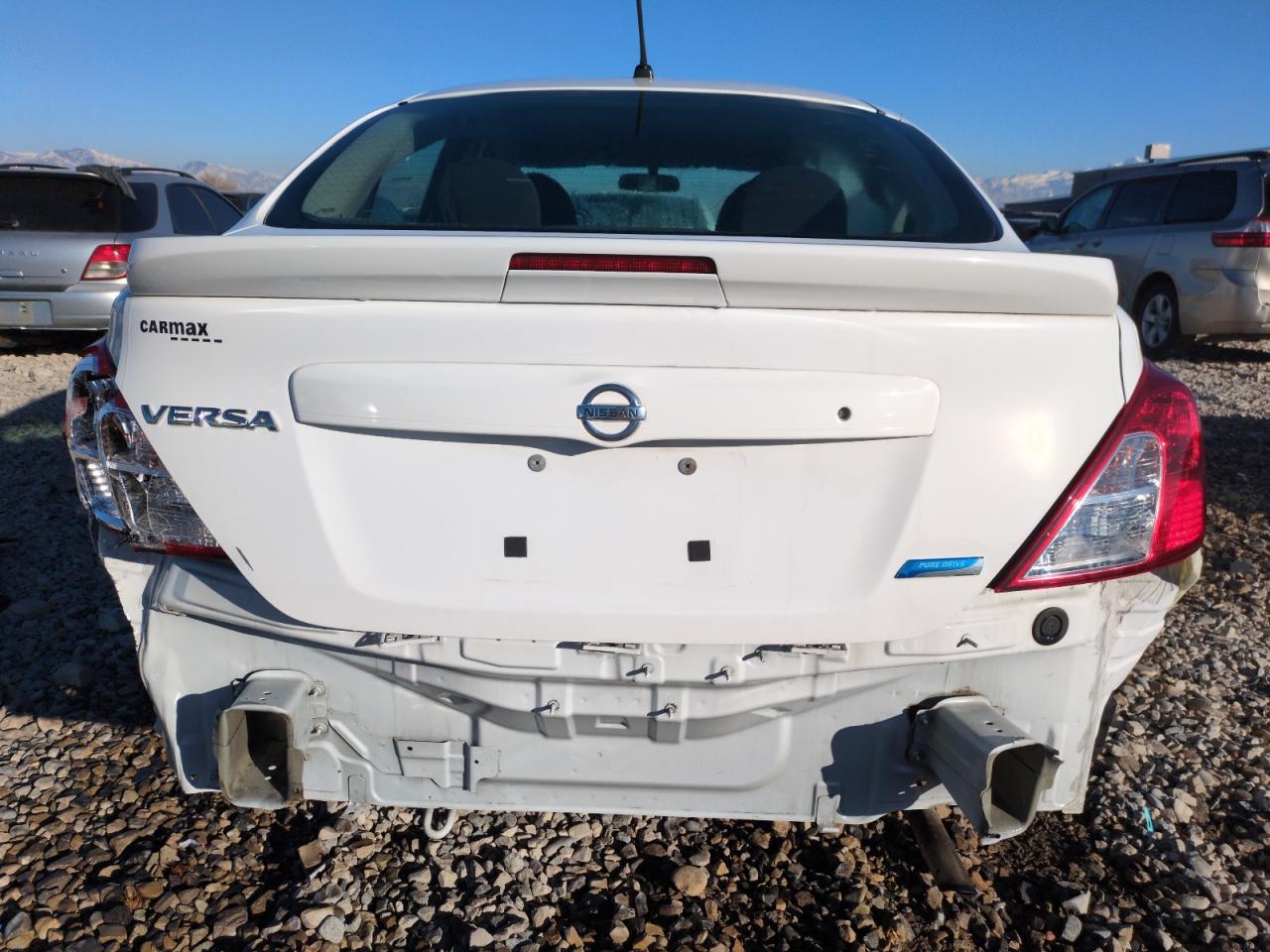 2016 Nissan Versa VIN 3N1CN7AP7GL842174 Copart auction photo, rear end / side damage thumbnail 6