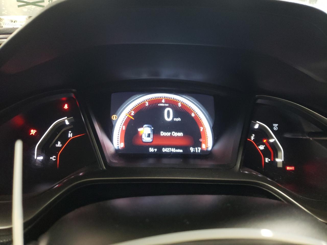 2017 Honda Civic VIN 2HGFC3A58HH753944 Copart auction photo, side damage thumbnail 9