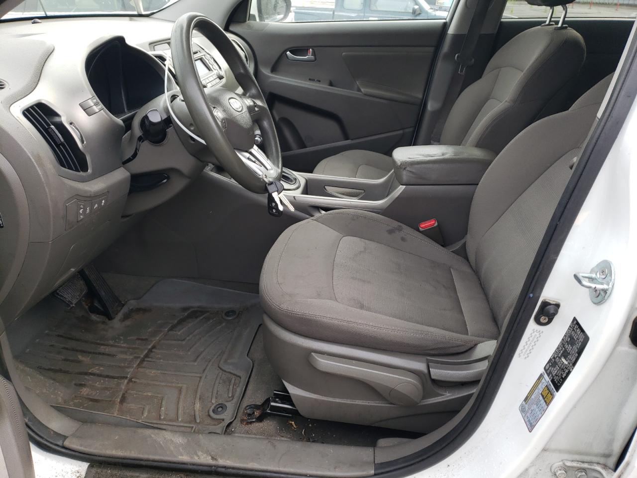 2011 KIA Sportage VIN KNDPBCA21B7098556 Copart auction photo, rollover / front end damage thumbnail 7