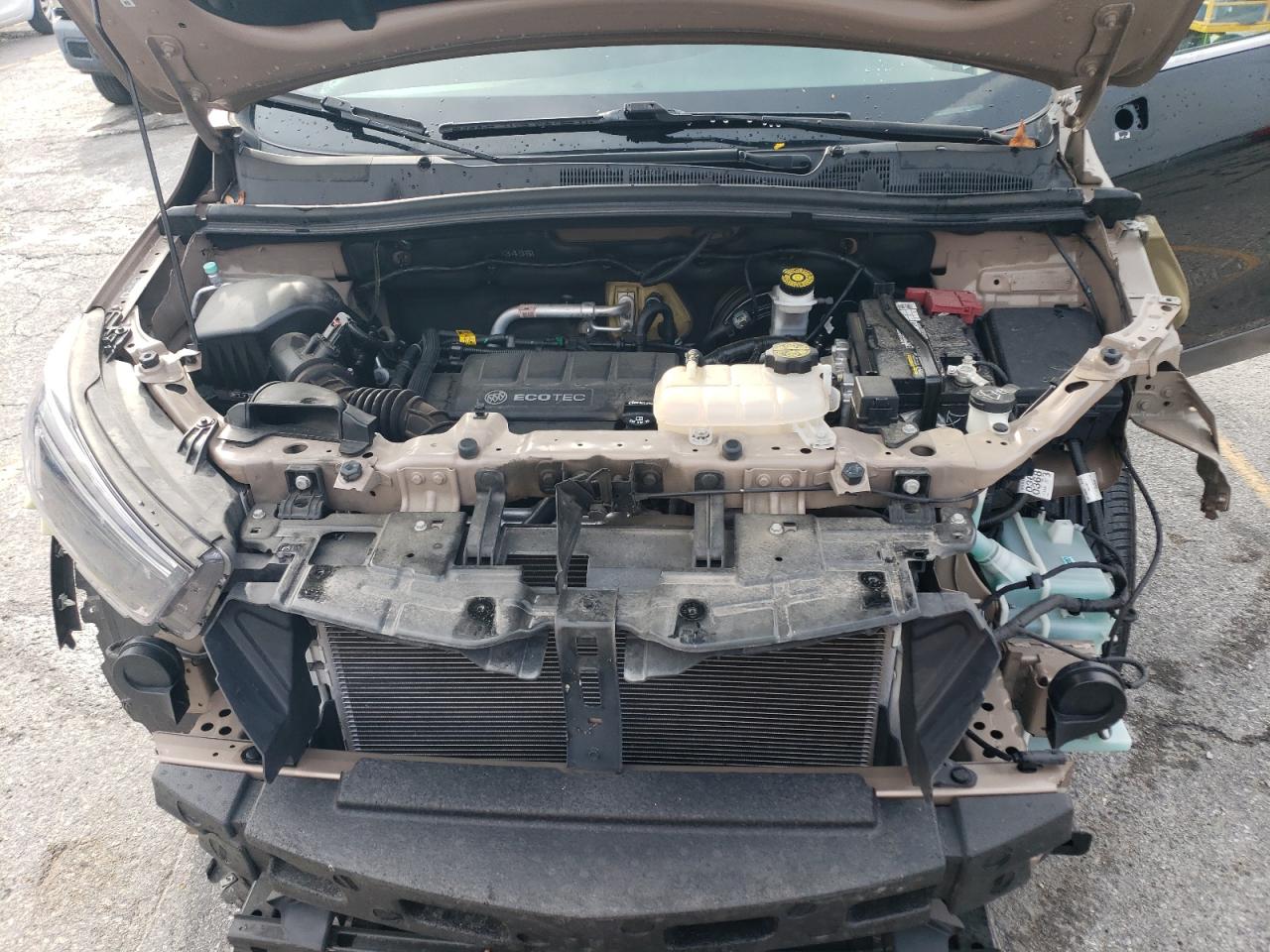 2018 Buick Encore VIN KL4CJASB9JB624720 Copart auction photo, front end / side damage thumbnail 11