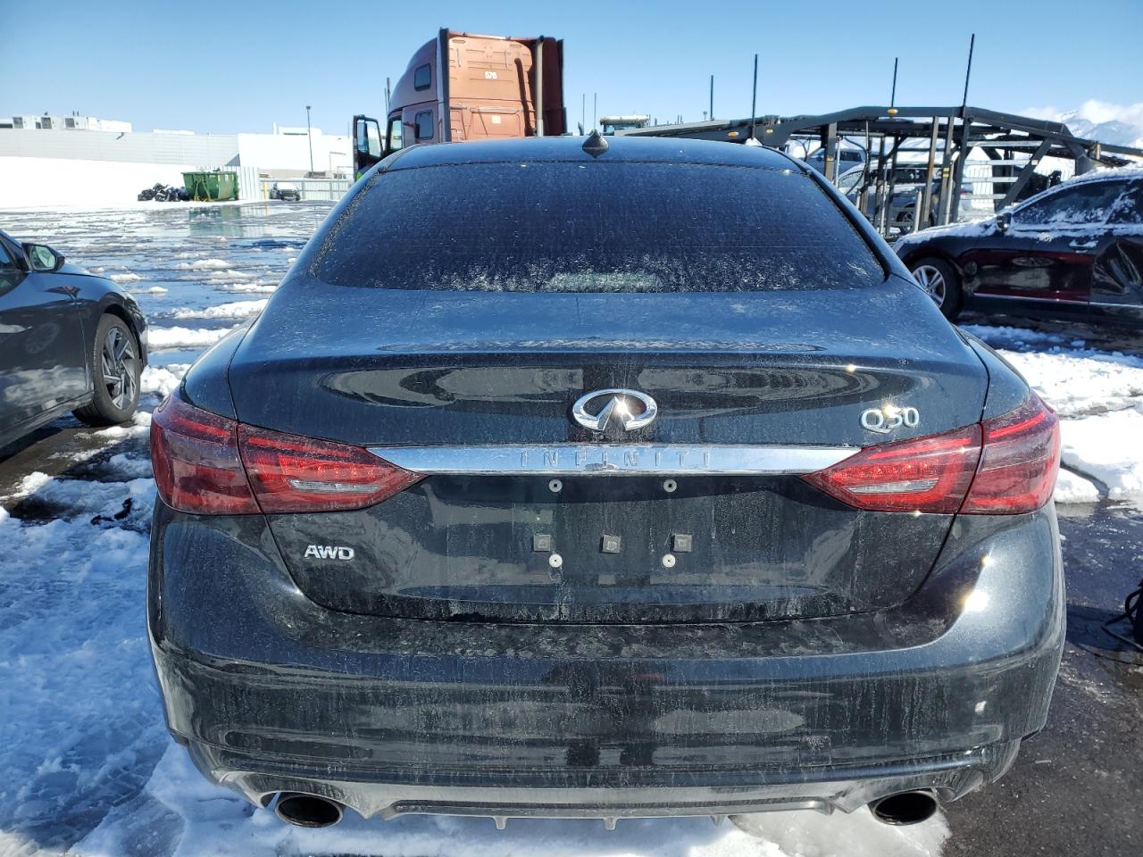2020 Infiniti Q50 VIN JN1EV7AR0LM250545 Copart auction photo, all over damage thumbnail 6