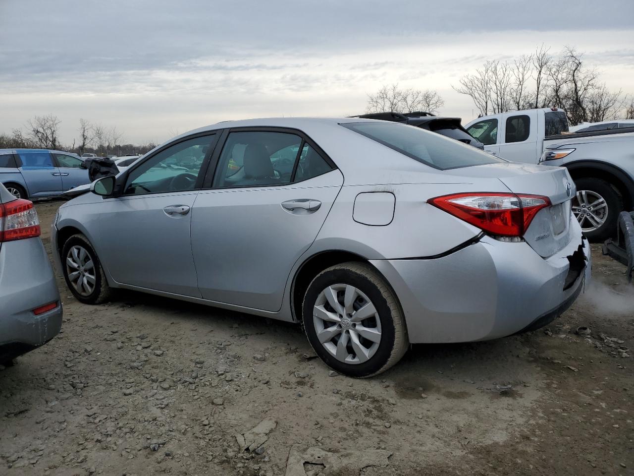 2016 Toyota Corolla VIN 2T1BURHE7GC495704 Copart auction photo, front end / rear end damage thumbnail 2