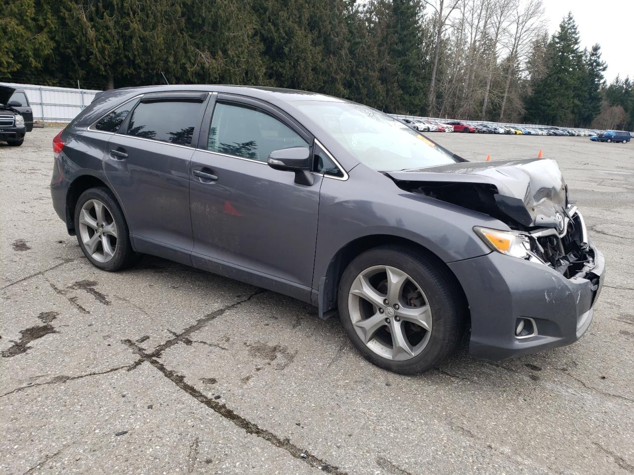 2014 Toyota Venza VIN 4T3BK3BB1EU097411 Copart auction photo, front end damage thumbnail 4