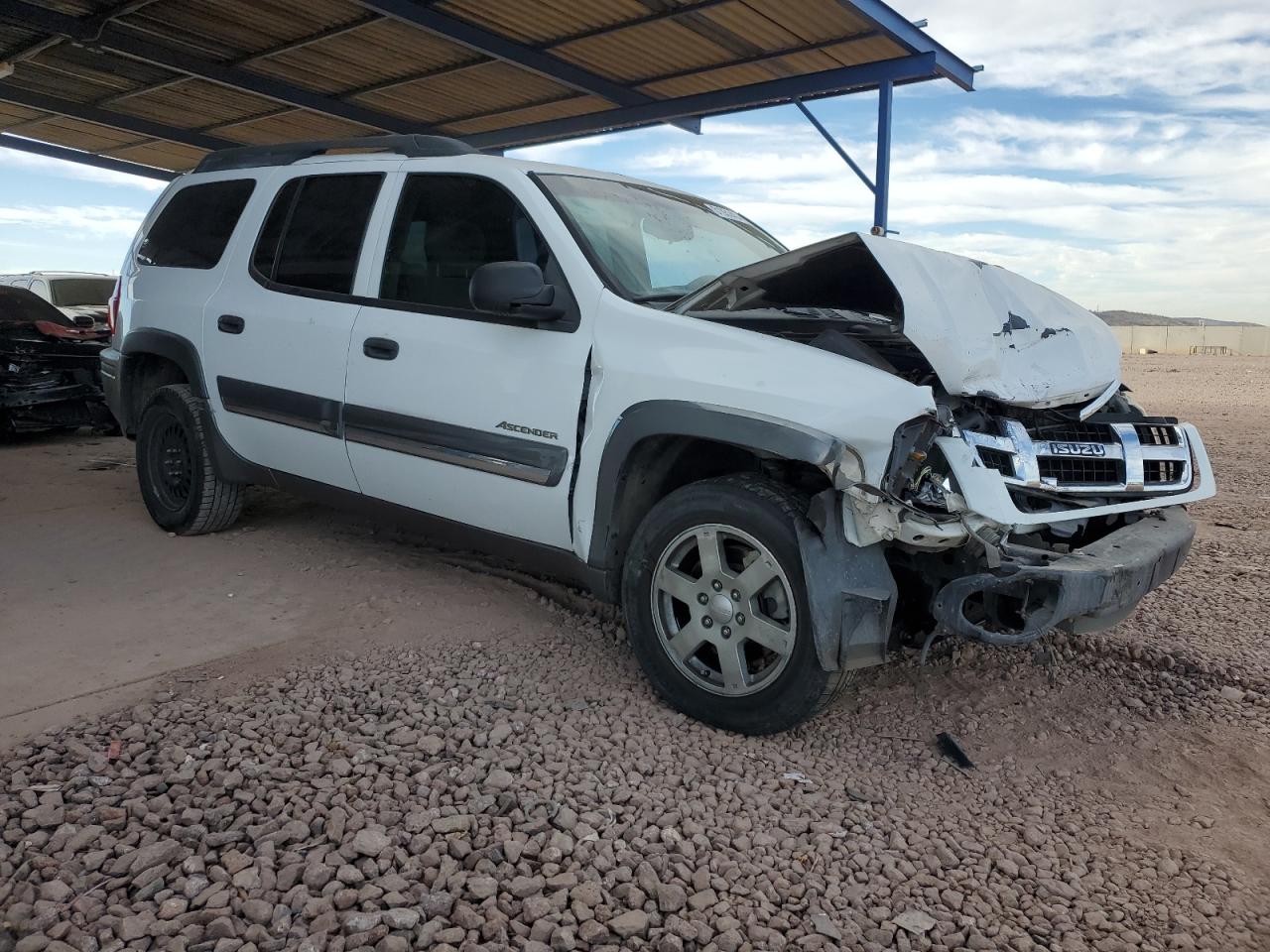 2006 Isuzu Ascender VIN 4NUES16S666701439 Copart auction photo, front end / side damage thumbnail 4